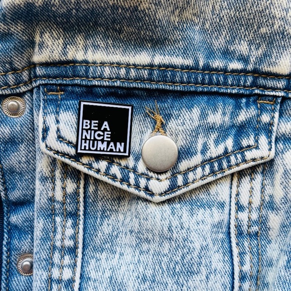 ๐ New Be A Nice Human enamel pin - Picture 5 of 7